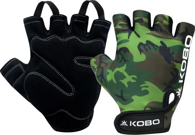 KOBO WTG-30-SMALL Weight Lifting Gloves Camouflage Hand Protector For Training Gym & Fitness Gloves(Multicolor)