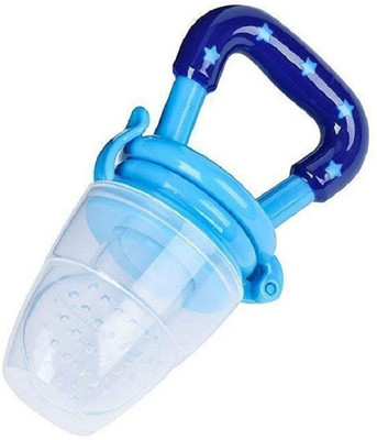 Manan Shopee Baby Silicone Fruits & Veggies Nibbler For Baby Teether and Feeder(Blue)