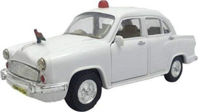 Archana Creations Centy Ambassador VIP Car (White)Age 3+ with Openable Doors.Pull Back Die cast ABS Plastic Classic Vintage car.(White, Pack of: 1)