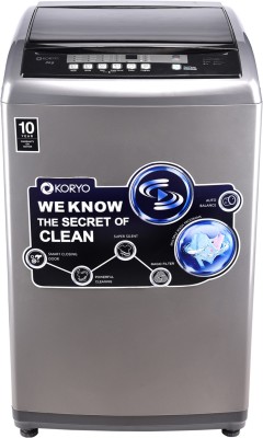 Koryo 8 kg Fully Automatic Top Load Washing Machine Grey, Silver(KWM8018TL)   Washing Machine  (Koryo)