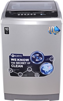Koryo 10 kg Fully Automatic Top Load Washing Machine Grey, Silver(KWM1000TL)   Washing Machine  (Koryo)