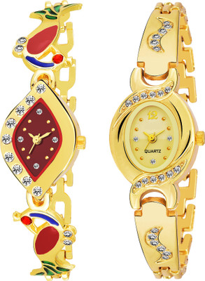 QUEBEC Combo Pack 2 Best Artist Designer Party-Wedding Bangle Watch For Women & Girls Pq-08 Analog Watch - For Girls