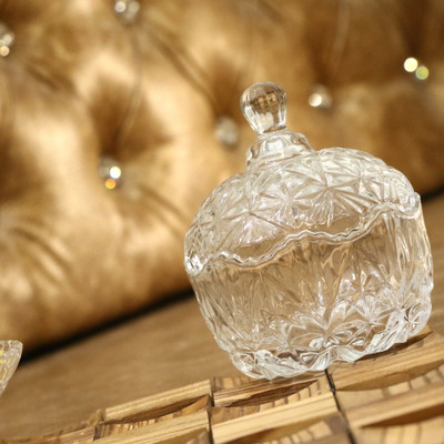 1st Time Glass Cookie Jar  - 250 ml(Clear)
