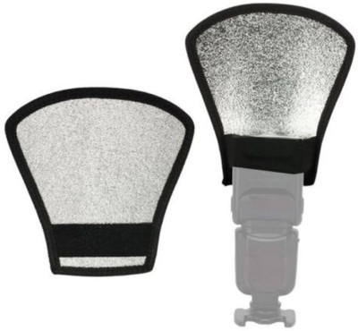 digiclicks Flash Diffuser Reflector for Camera Flash Bounce Card Suitable For Flash Diffuser(Silver)