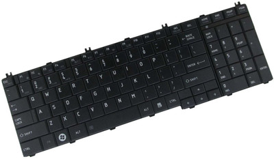 Laplogix Satellite C650-129 C650-12D Internal Laptop-size Laptop Keyboard(Black)