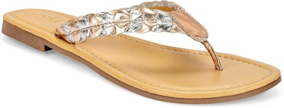 eske Women Flats(Pink, Silver , 4)