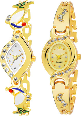 QUEBEC Combo Pack 2 Best Artist Designer Party-Wedding Bangle Watch For Women & Girls Pq-09 Analog Watch - For Women