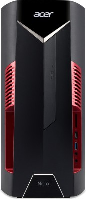 Acer Ryzen 5 (2600) (8 GB RAM/NVIDIA GeForce GTX 1050 Ti Graphics/1 TB Hard Disk/128 GB SSD Capacity/Windows 10 (64-bit)/4 GB Graphics Memory) Gaming Tower(Nitro 50 (DG.E0RSI.001))