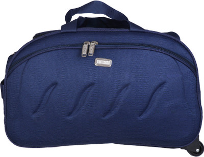 VIDHI Blue 2 wheeler travel duffel bag Duffel With Wheels (Strolley)