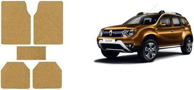 Autofetch Rubber Standard Mat For  Renault Duster(Beige)