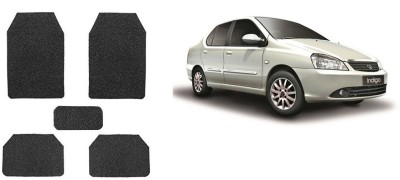 Autofetch Rubber Standard Mat For  Tata Indigo(Black)