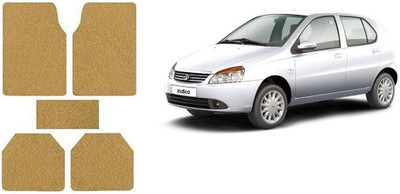 Autofetch Rubber Standard Mat For  Tata Indica(Beige)