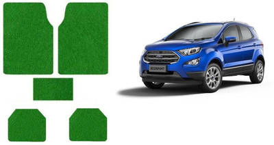 Autofetch Rubber Standard Mat For  Ford Ecosport(Green)