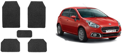 Autofetch Rubber Standard Mat For  Fiat Punto Evo(Black)
