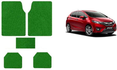 Autofetch Rubber Standard Mat For  Honda Jazz(Green)