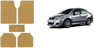 Autofetch Rubber Standard Mat For  Maruti Suzuki SX4(Beige)