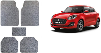 Autofetch Rubber Standard Mat For  Maruti Suzuki New Swift(Grey)