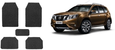 Autofetch Rubber Standard Mat For  Nissan Terrano(Black)