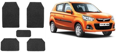 Autofetch Rubber Standard Mat For  Maruti Suzuki Alto K10(Black)