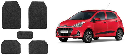 Autofetch Rubber Standard Mat For  Hyundai Grand i10(Black)