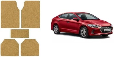 Autofetch Rubber Standard Mat For  Hyundai Elantra(Beige)