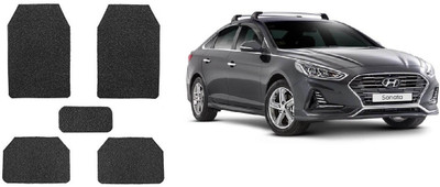 Autofetch Rubber Standard Mat For  Hyundai Sonata(Black)
