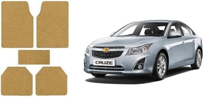 Autofetch Rubber Standard Mat For  Chevrolet Cruze(Beige)