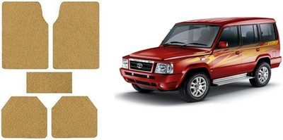 Autofetch Rubber Standard Mat For  Tata Sumo(Beige)