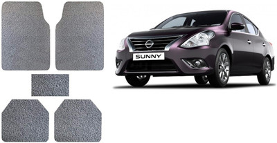 Autofetch Rubber Standard Mat For  Nissan Sunny(Grey)