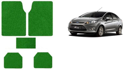 Autofetch Rubber Standard Mat For  Ford Fiesta(Green)