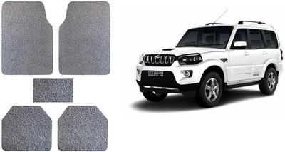 Autofetch Rubber Standard Mat For  Mahindra Scorpio(Grey)