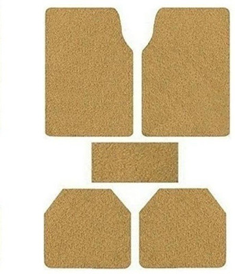 Autofetch Rubber Standard Mat For  Universal For Car(Beige)