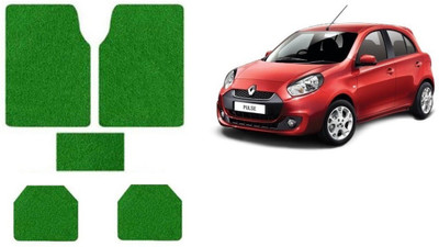 Autofetch Rubber Standard Mat For  Renault Pulse(Green)