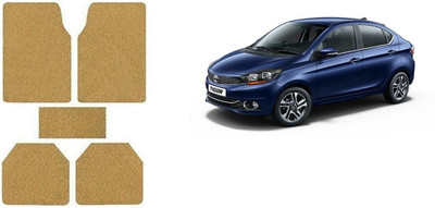 Autofetch Rubber Standard Mat For  Tata Tigor(Beige)
