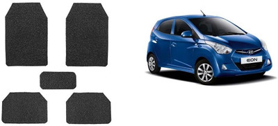 Autofetch Rubber Standard Mat For  Hyundai Eon(Black)