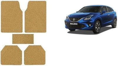 Autofetch Rubber Standard Mat For  Maruti Suzuki Baleno(Beige)
