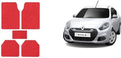 Autofetch Rubber Standard Mat For  Renault Scala(Red)