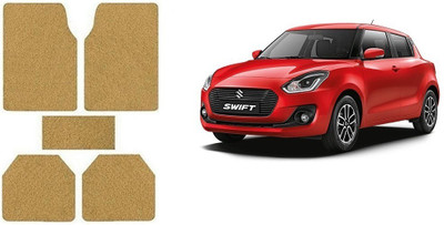 Autofetch Rubber Standard Mat For  Maruti Suzuki New Swift(Beige)