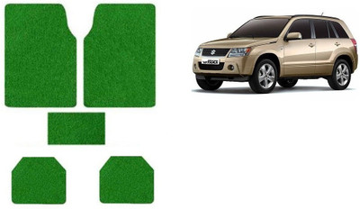 Autofetch Rubber Standard Mat For  Maruti Suzuki Grand Vitara(Green)