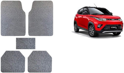 Autofetch Rubber Standard Mat For  Mahindra KUV100(Grey)