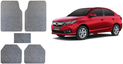 Autofetch Rubber Standard Mat For  Honda Amaze(Grey)
