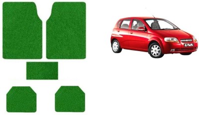 Autofetch Rubber Standard Mat For  Chevrolet UVA(Green)