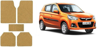 Autofetch Rubber Standard Mat For  Maruti Suzuki Alto K10(Beige)