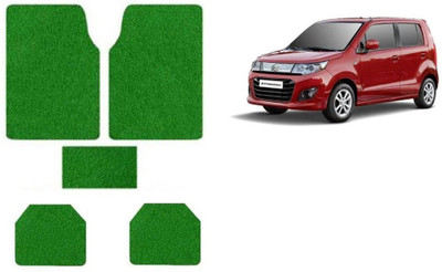 Autofetch Rubber Standard Mat For  Maruti Suzuki WagonR Stingray(Green)