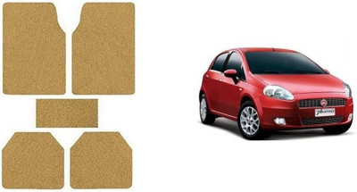 Autofetch Rubber Standard Mat For  Fiat Punto(Beige)