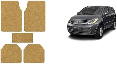 Autofetch Rubber Standard Mat For  Tata Aria(Beige)