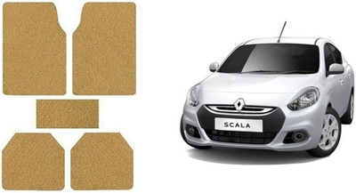 Autofetch Rubber Standard Mat For  Renault Scala(Beige)