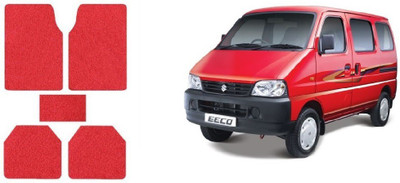 Autofetch Rubber Standard Mat For  Maruti Suzuki Eeco(Red)