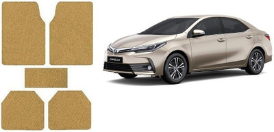 Autofetch Rubber Standard Mat For  Toyota Corolla Altis(Beige)