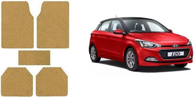 Autofetch Rubber Standard Mat For  Hyundai i20(Beige)